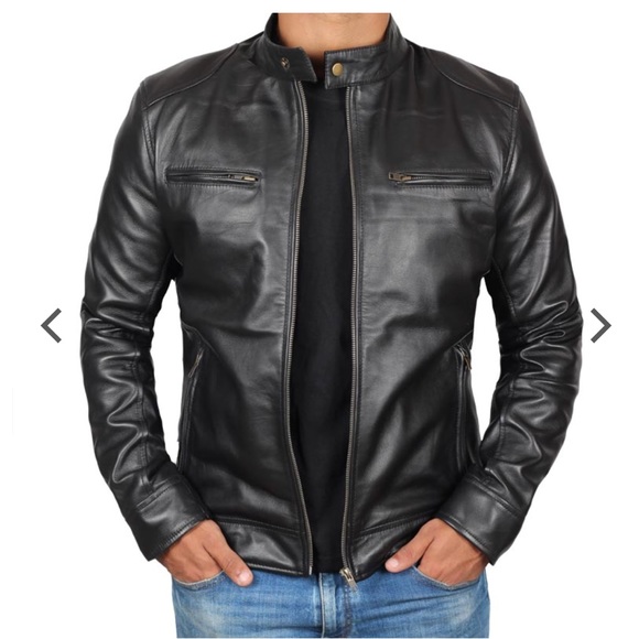 Other - 👨‍💼 💯 natural leather Moti jacket black NWT XL